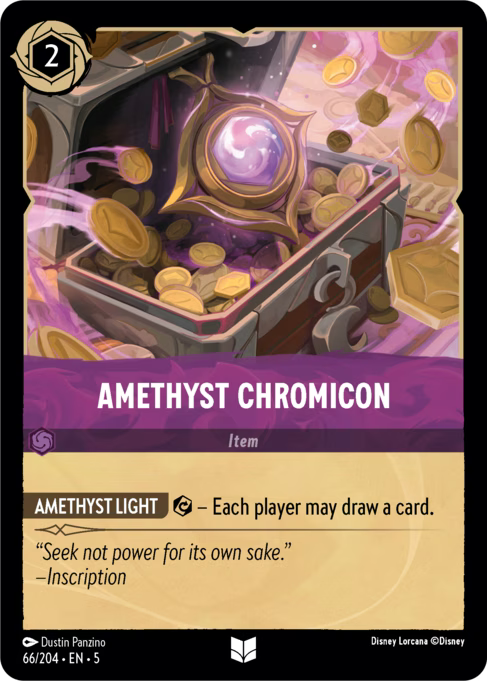 Amethyst Chromicon Disney Lorcana card