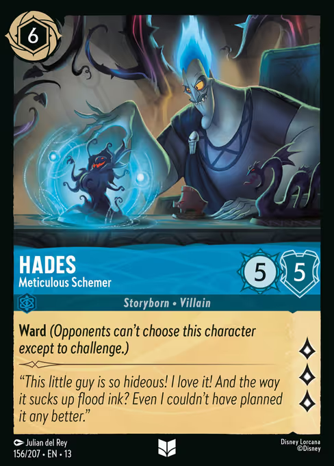 To Wither a Flower Disney Lorcana card