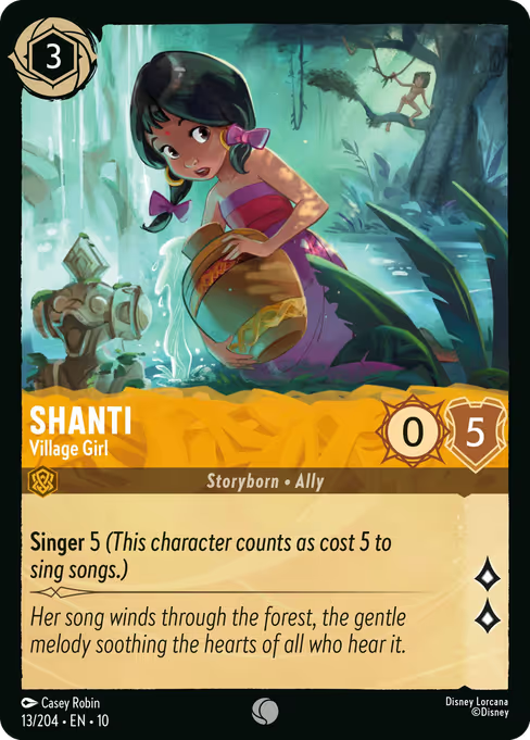 Shanti - Village Girl Disney Lorcana card