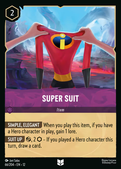 Super Suit Disney Lorcana card