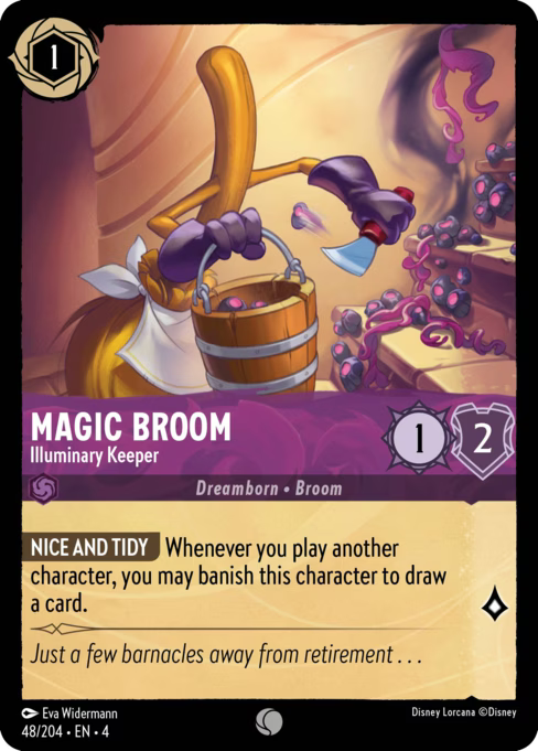 Magic Broom - Illuminary Keeper Disney Lorcana card