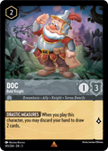 Doc - Bold Knight Disney Lorcana card