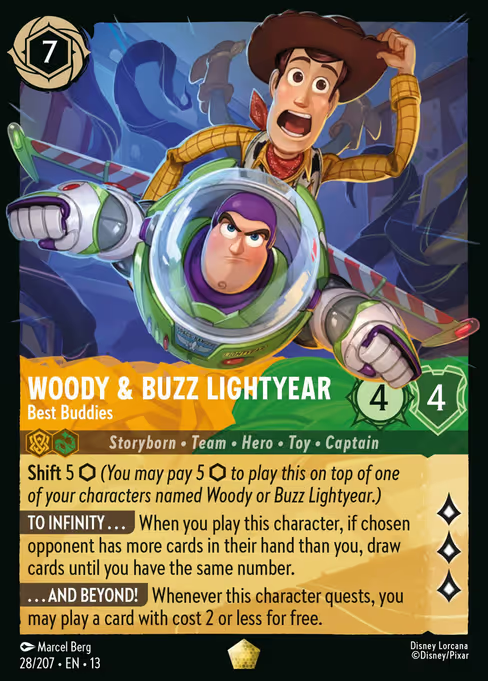 Winnie the Pooh & Piglet - Hunny Mages Disney Lorcana card