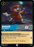 Bernard - Over-Prepared Disney Lorcana card