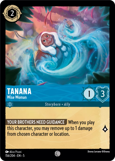 Tanana - Wise Woman Disney Lorcana card