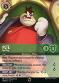 Pete - Bad Guy Disney Lorcana card