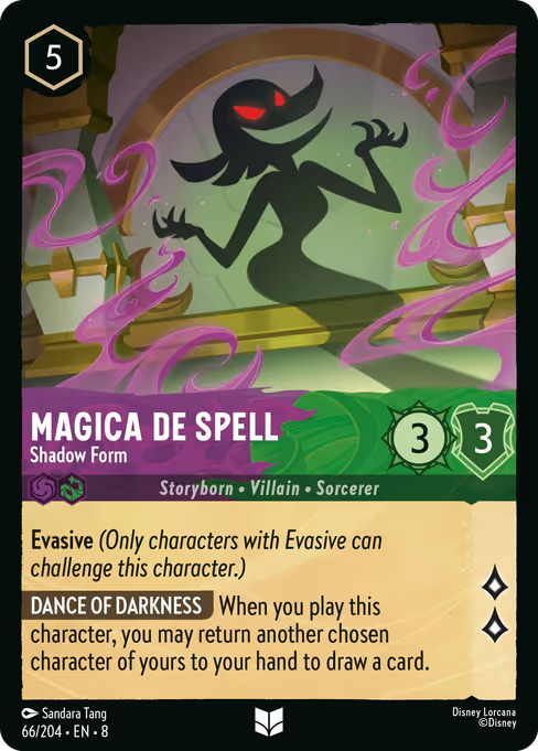 Magica De Spell - Shadow Form Disney Lorcana card
