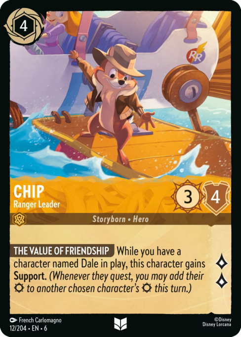 Chip - Ranger Leader Disney Lorcana card