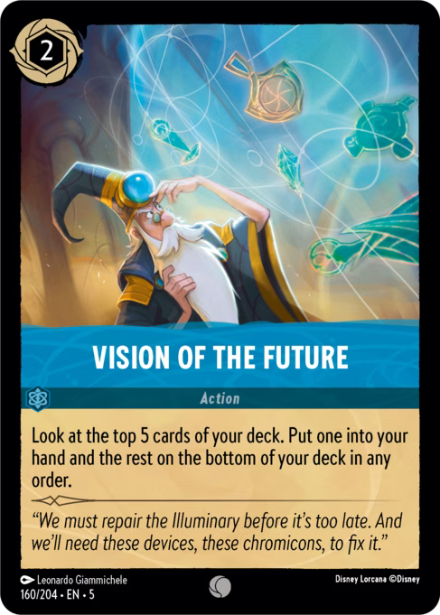 Vision of the Future Disney Lorcana card