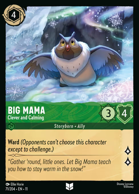 Big Mama - Clever and Calming Disney Lorcana card