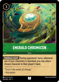 Emerald Chromicon Disney Lorcana card
