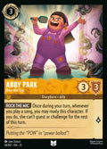 Abby Park - Over the Top Disney Lorcana card