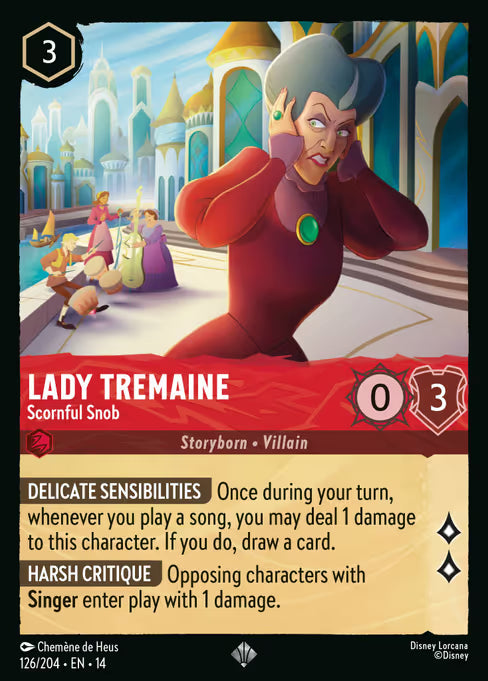 Lady Tremaine - Scornful Snob Disney Lorcana card