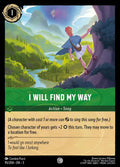I Will Find My Way Disney Lorcana card