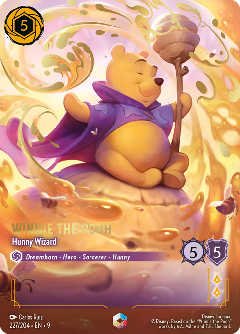 Winnie the Pooh - Hunny Wizard Disney Lorcana card
