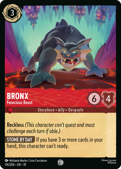 Bronx - Ferocious Beast Disney Lorcana card