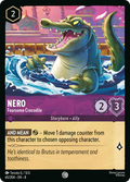 Nero - Fearsome Crocodile Disney Lorcana card