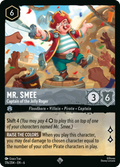 Mr. Smee - Captain of the Jolly Roger Disney Lorcana card