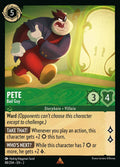 Pete - Bad Guy Disney Lorcana card