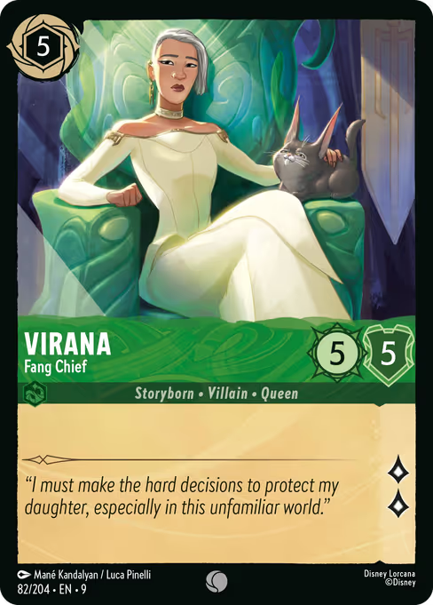 Virana - Fang Chief Disney Lorcana card