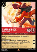 Captain Hook - Ruthless Pirate Disney Lorcana card