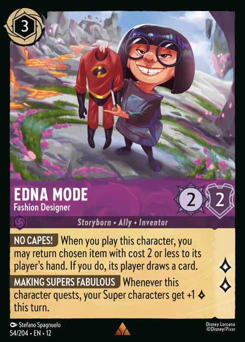 Edna Mode - Fashion Designer Disney Lorcana card
