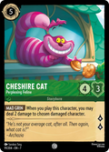 Cheshire Cat - Perplexing Feline Disney Lorcana card