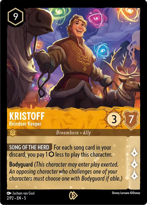 Kristoff - Reindeer Keeper Disney Lorcana card