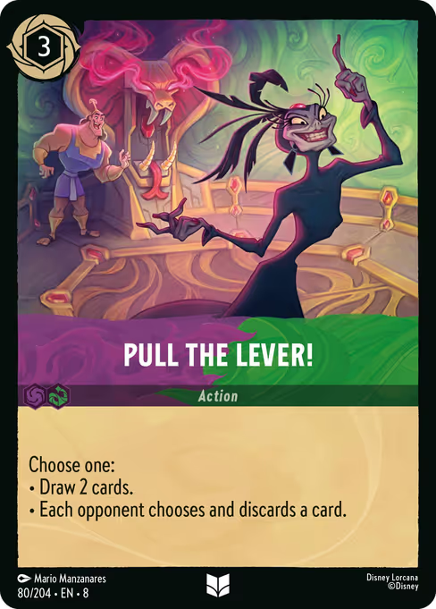 Pull the Lever! Disney Lorcana card