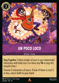 Un Poco Loco Disney Lorcana card