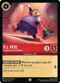P.J. Pete - Caught Up in the Music Disney Lorcana card