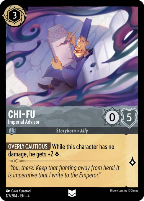 Chi-Fu - Imperial Advisor Disney Lorcana card