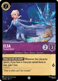 Elsa - Trusted Sister Disney Lorcana card