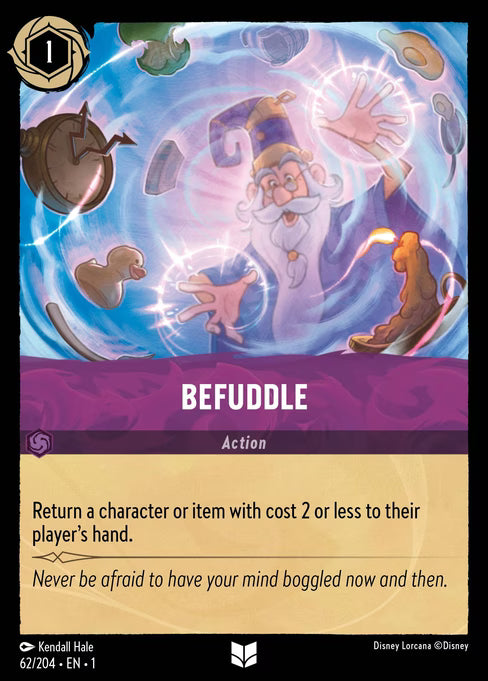Befuddle Disney Lorcana card