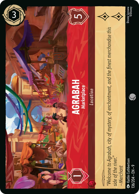 Agrabah - Marketplace Disney Lorcana card
