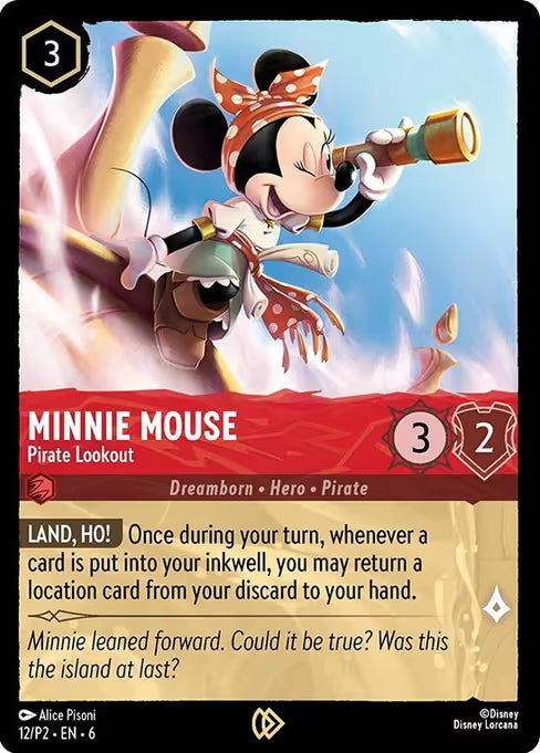Minnie Mouse - Pirate Lookout Disney Lorcana card