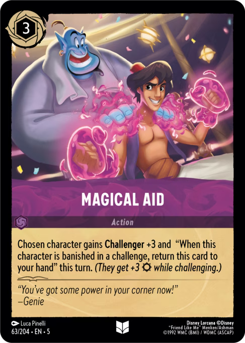 Magical Aid Disney Lorcana card