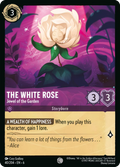 The White Rose - Jewel of the Garden Disney Lorcana card