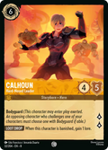Calhoun - Hard-Nosed Leader Disney Lorcana card