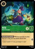 Pete - Pirate Scoundrel Disney Lorcana card