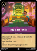This Is My Family Disney Lorcana card