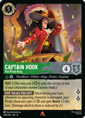 Captain Hook - The Pirate King Disney Lorcana card