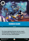 Sudden Scare Disney Lorcana card
