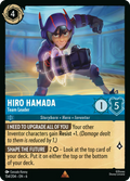 Hiro Hamada - Team Leader Disney Lorcana card