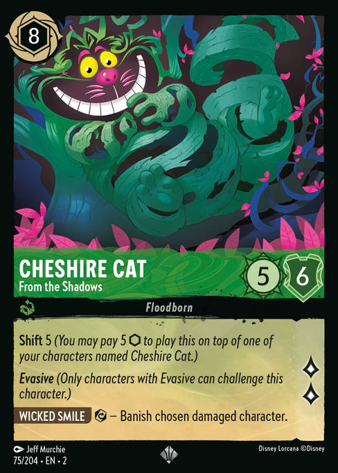 Cheshire Cat - From the Shadows Disney Lorcana card