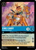 King Candy - Sweet Abomination Disney Lorcana card