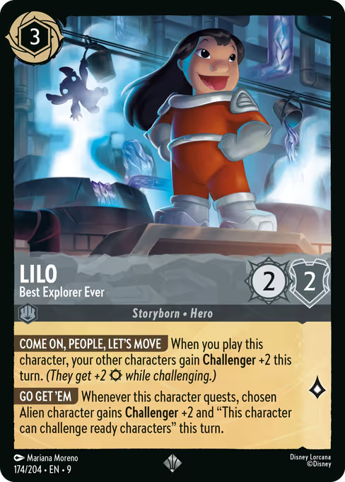 Lilo - Best Explorer Ever Disney Lorcana card