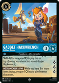 Gadget Hackwrench - Brilliant Bosun Disney Lorcana card