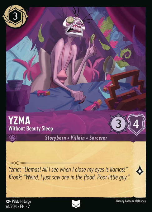 Yzma - Without Beauty Sleep Disney Lorcana card