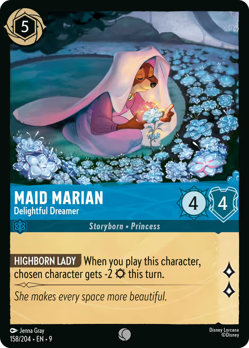 Maid Marian - Delightful Dreamer Disney Lorcana card